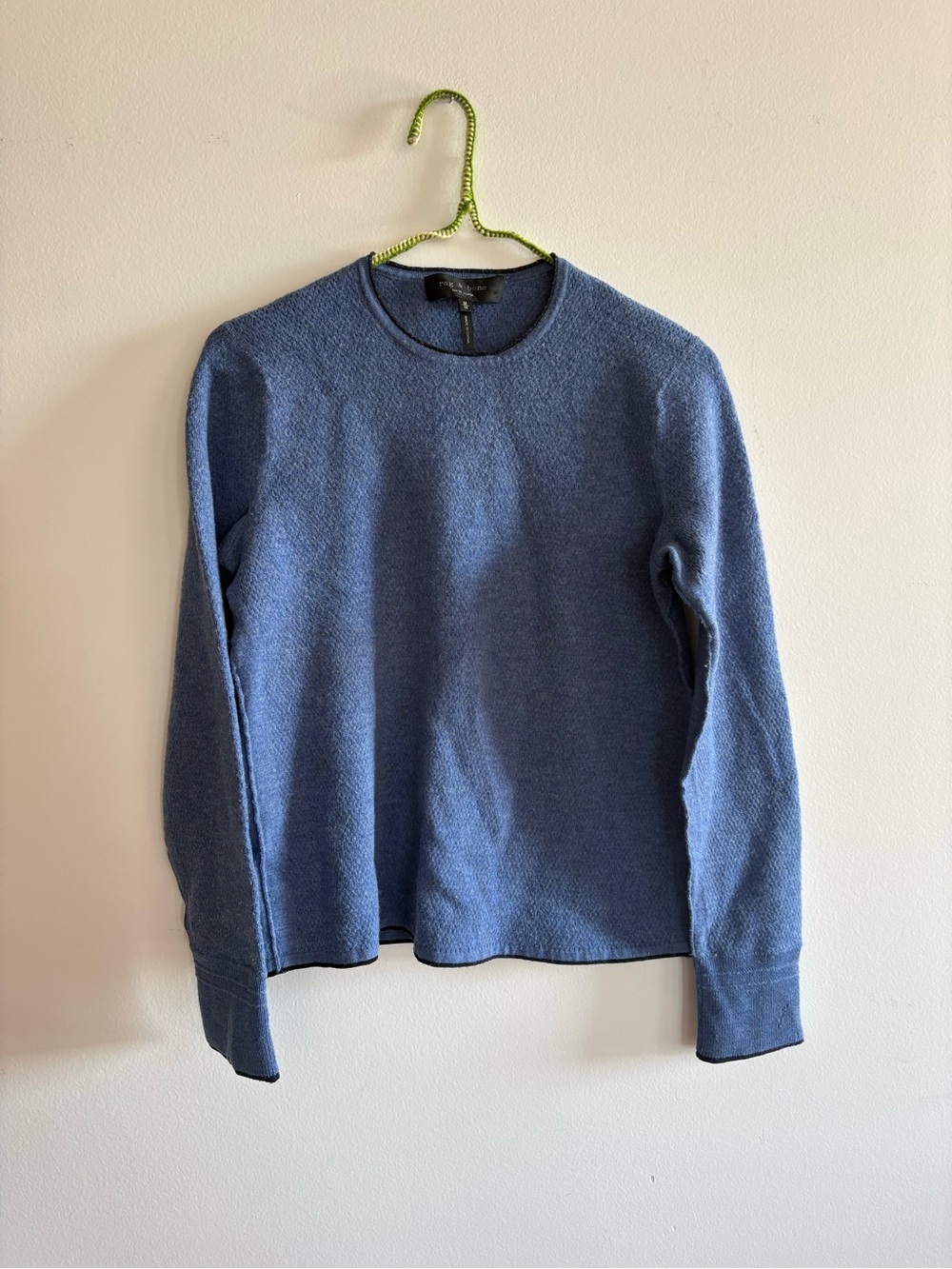rag & bone Women's Crewneck Sweater in Blue